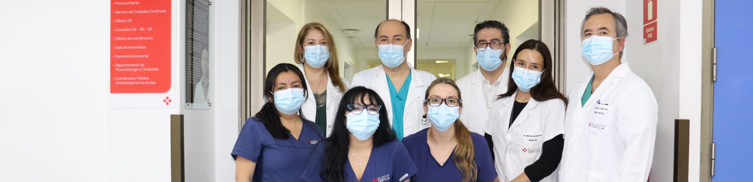 Sociedad Chilena de Nefrología reconoce al equipo médico de Clínica Dávila